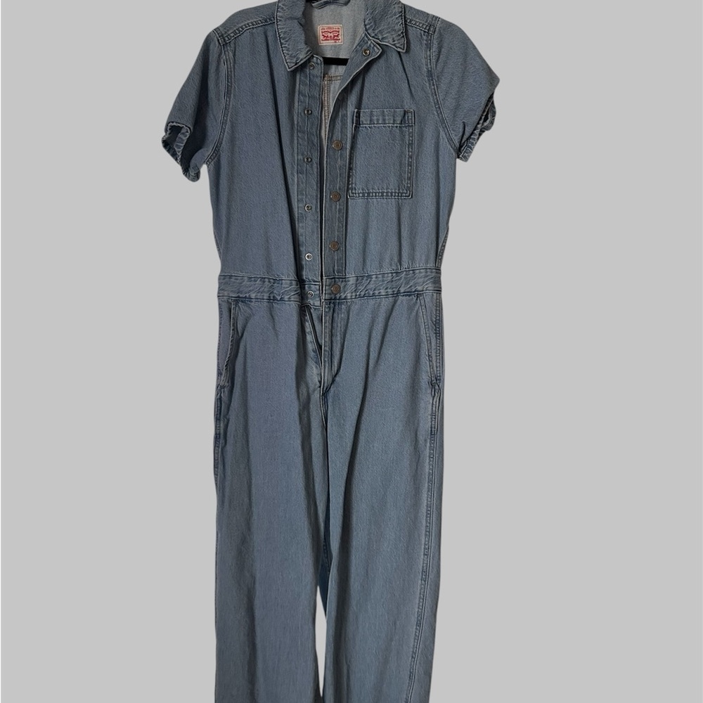 Levi's Classic Blue Denim Jumpsuit